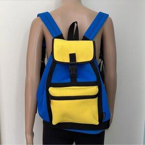 Blue and Yellow Men's Backpack